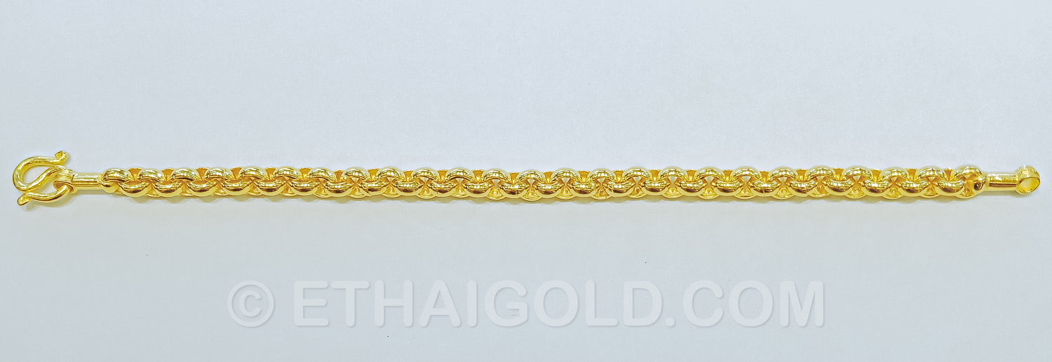 Solid 23k Gold Bracelets